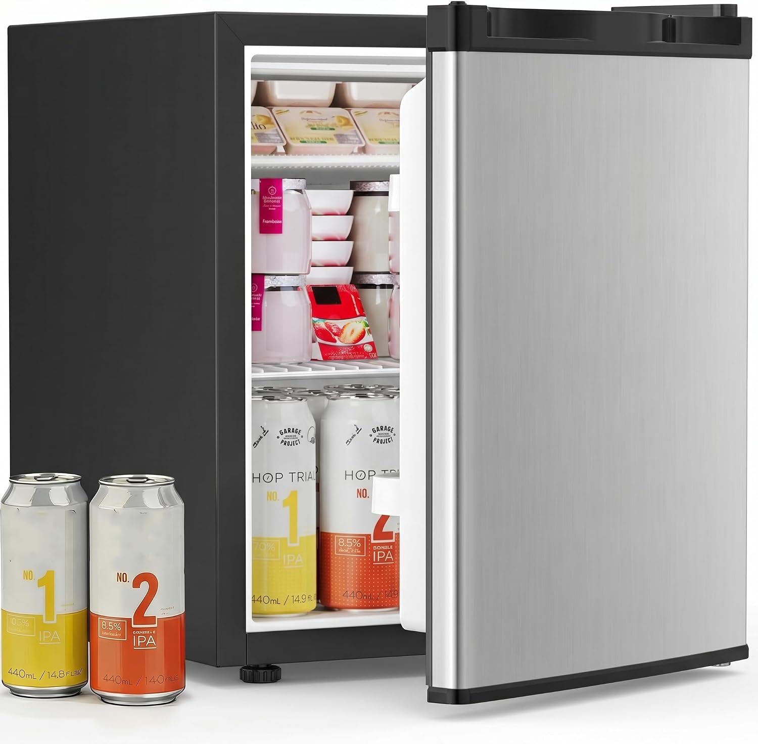 Ice Bucket Silver - Upright Small Refrigerator Freezer 1 6