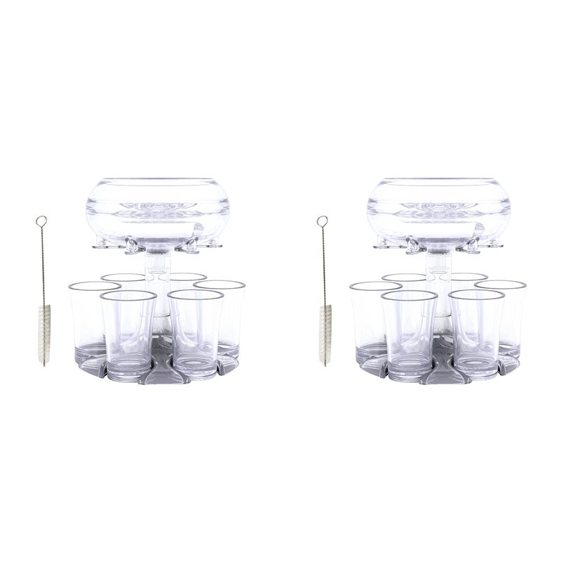 Wine To Beer To Liquor - ABLN-2 Set 6 Shot Glass Wine