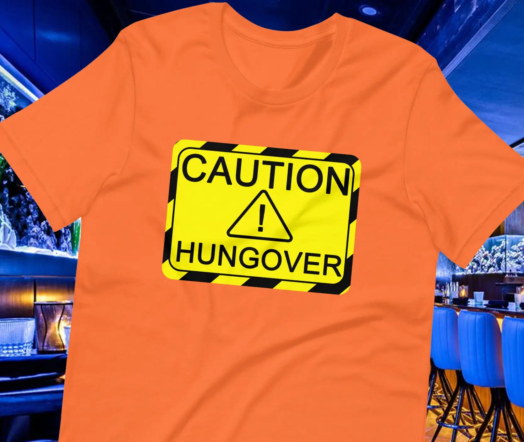 Wine Beer Tequila - Caution Hungover T Shirt Hangover Drink