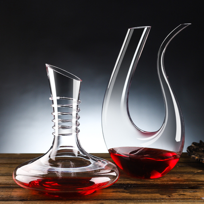 Wine Aerator Pour - Crystal Glass Wine Decanter Luxury Red