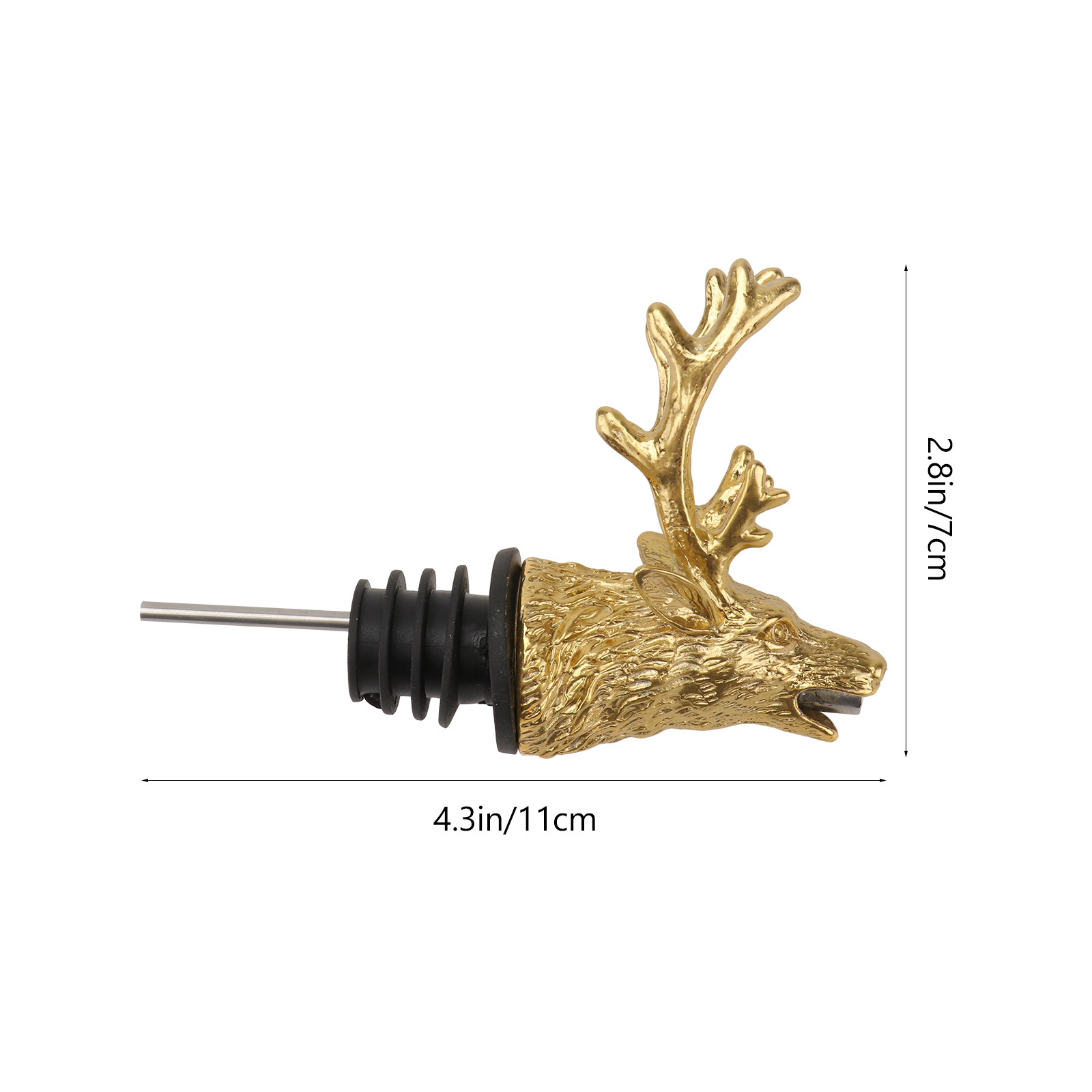 1Pcs Deer Head Wine Pourer Cre - Wine Aerator Pour review and price