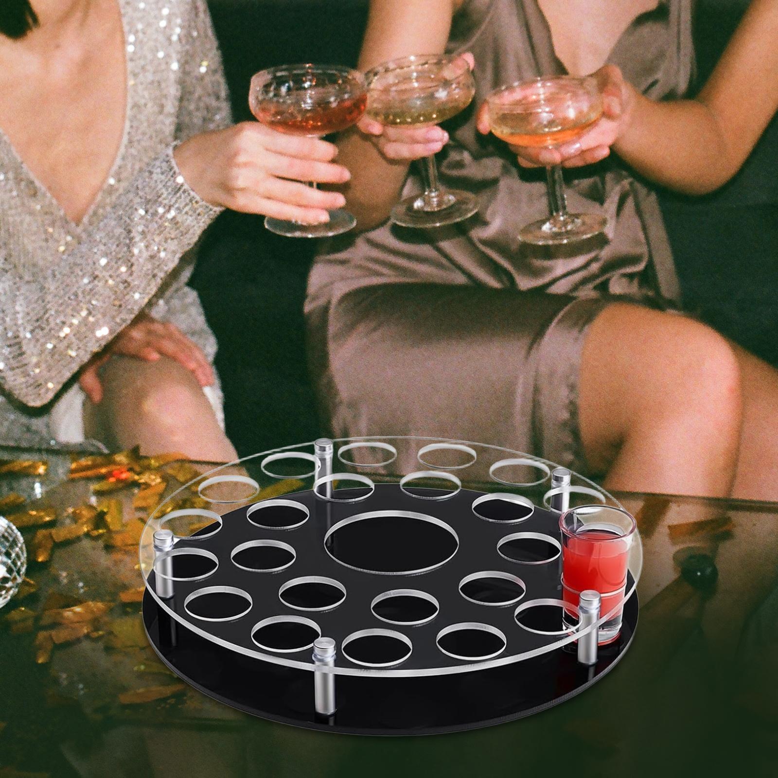 Shot Glass Tray Holder Acrylic - Wine Beer Tequila review and price