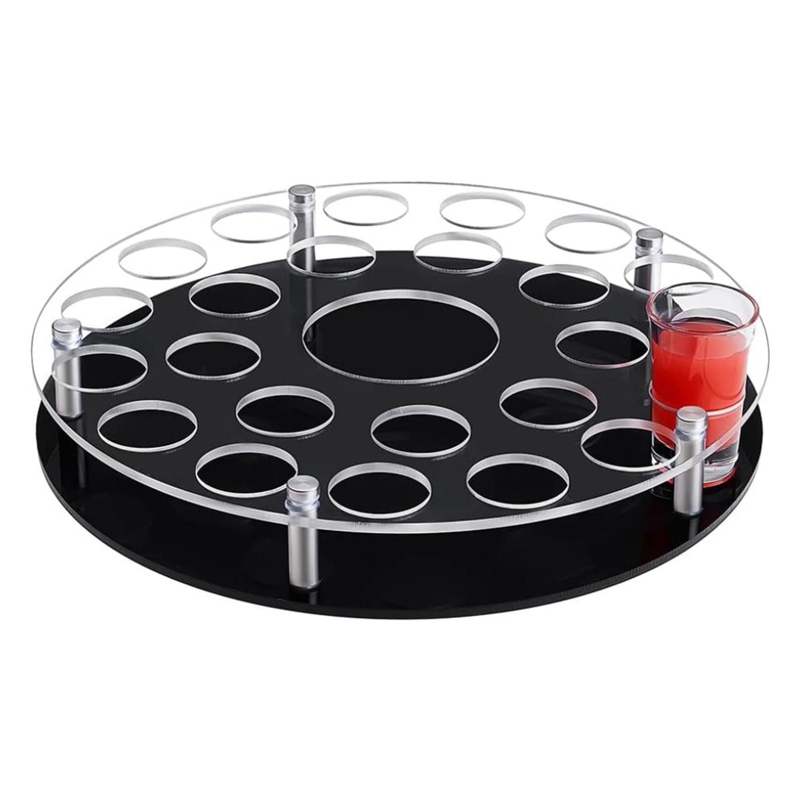 Shot Glass Tray Holder Acrylic - Wine Beer Tequila review and price