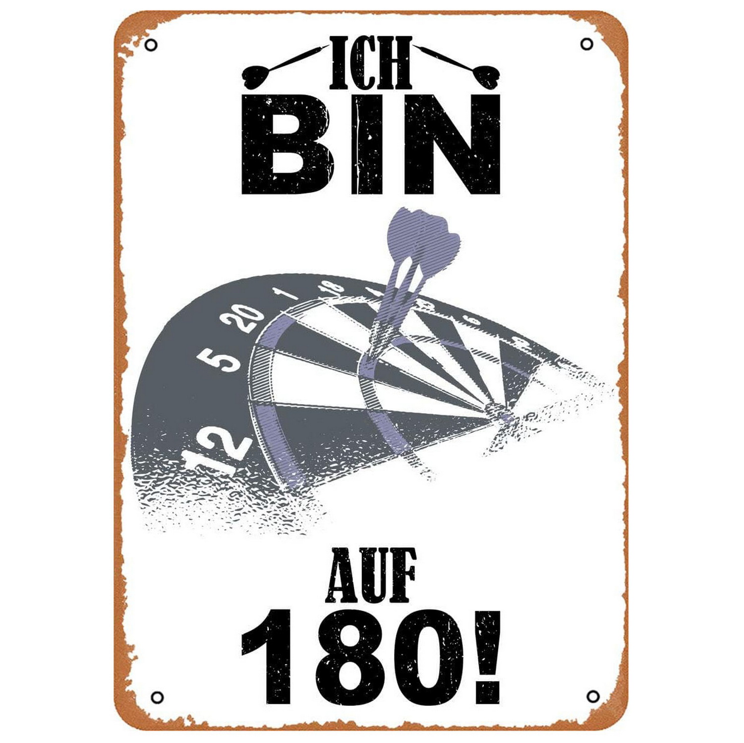 Vintage Darts & Beer Tin Sign, - Wine Tag Label review and price