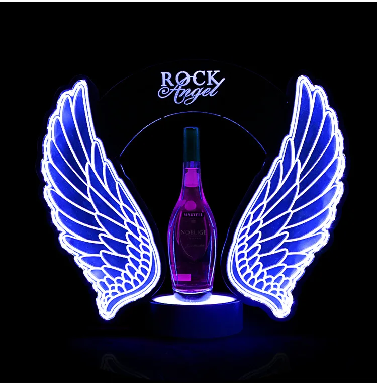 Rechargeable LED Flashing Ange - Wine Beer Bottle review and price