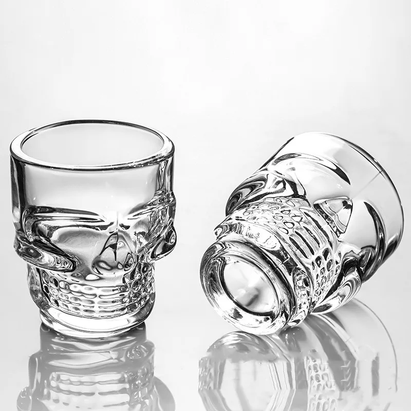 1/2Pcs Skull Head Shot Glass C - Wine To Beer To Liquor review and price