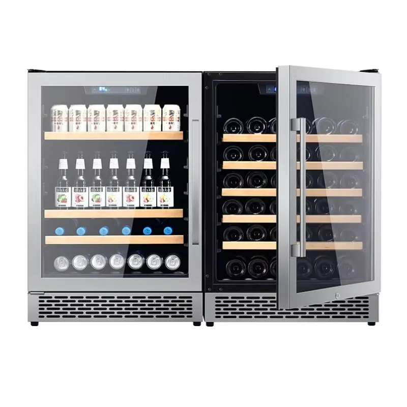 48 Bottle Wine Fridge Dual Gla - Beer Wine Zone review and price
