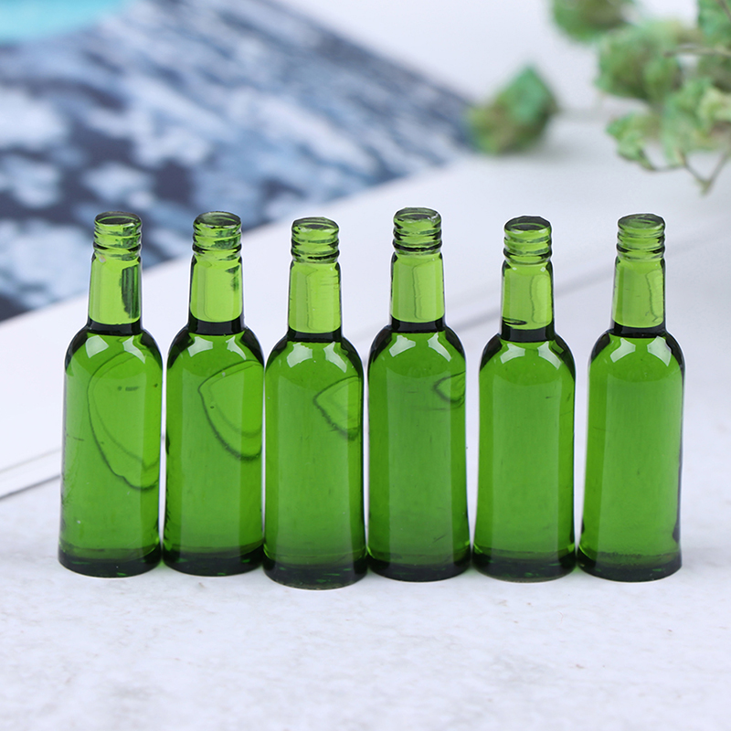 6pcs 1:12 Dollhouse Miniature  - Wine Beer Bottle review and price