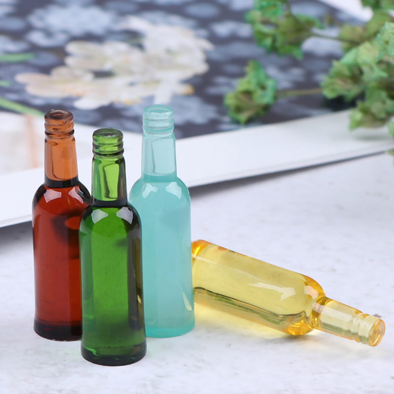 6pcs 1:12 Dollhouse Miniature  - Wine Beer Bottle review and price