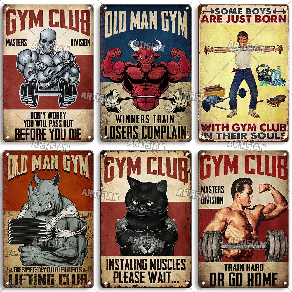Old Man Gym Club Inspirational - Wine Tag Label review and price