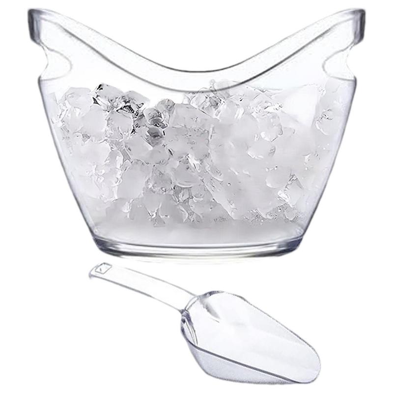 Clear Ice Bucket Beverage Tub  - Ice Bucket Silver review and price