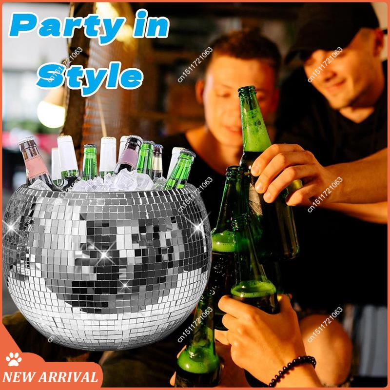 Emption!10-Inch Disco Ball Ice - Ice Bucket Silver review and price