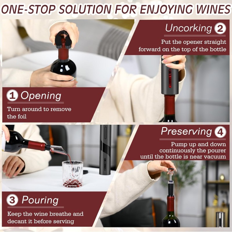 Rechargeable Multifunction Ele - Wine Beer Bottle review and price