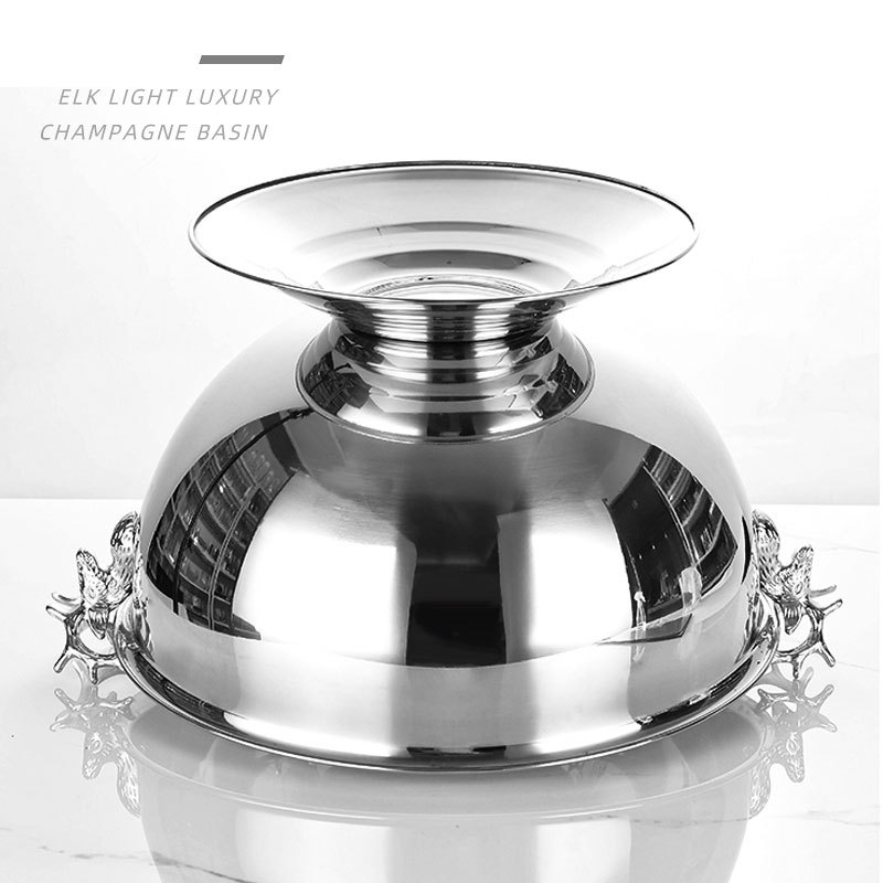 Creative Stainless Steel Deer  - Ice Bucket Silver review and price