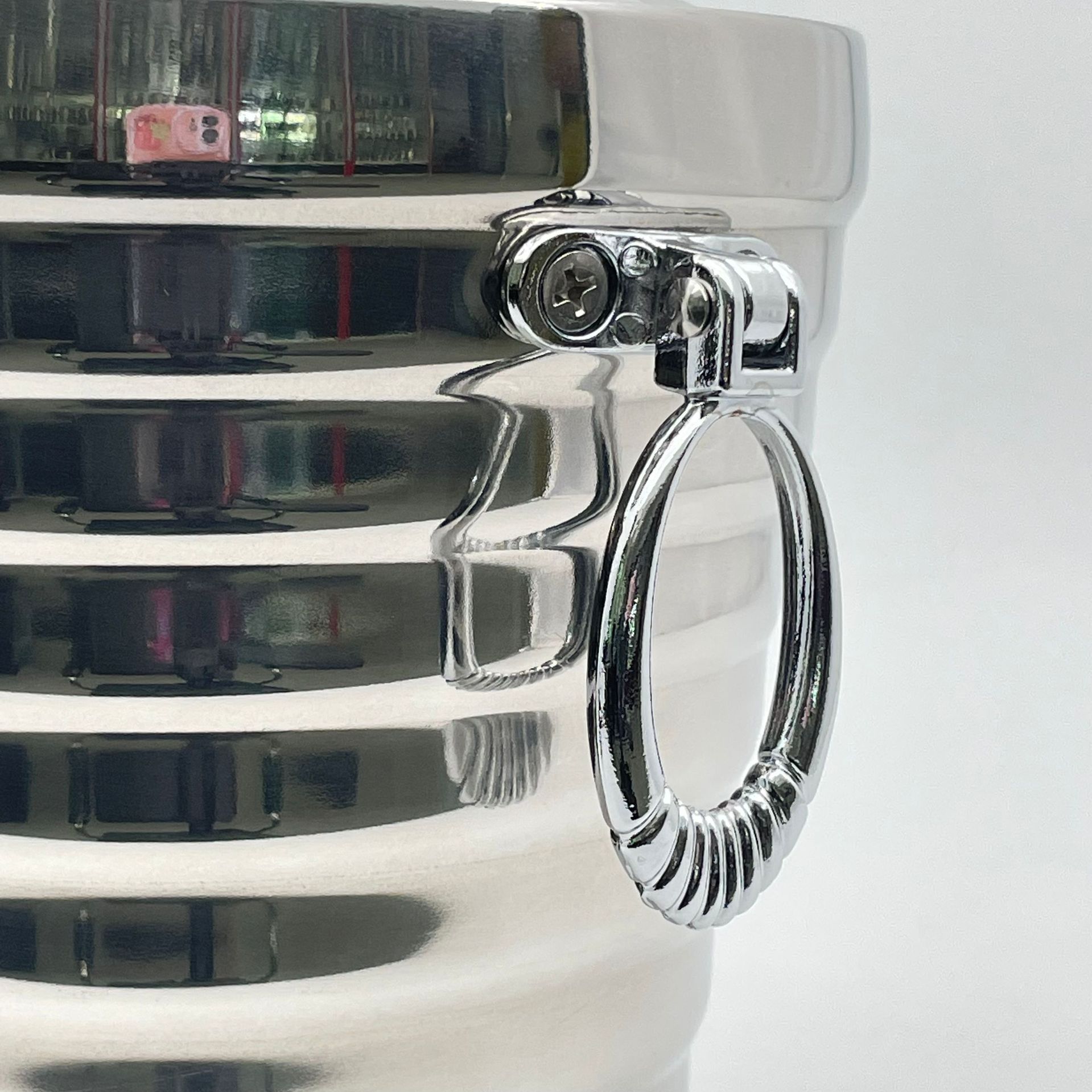 Stainless Steel Double Ice Buc - Ice Bucket Silver review and price