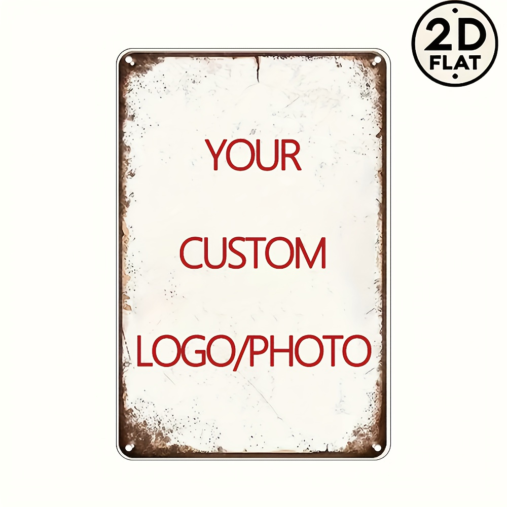 Custom Metal Tin Sign Personal - Wine Tag Label review and price