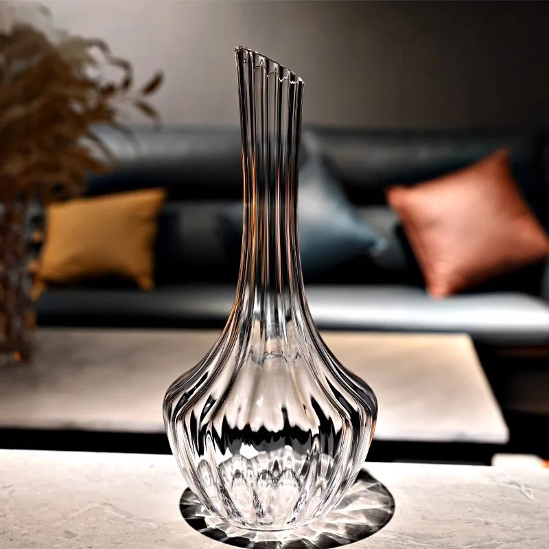 Elegant European Fluted Crysta - Wine Aerator Pour review and price