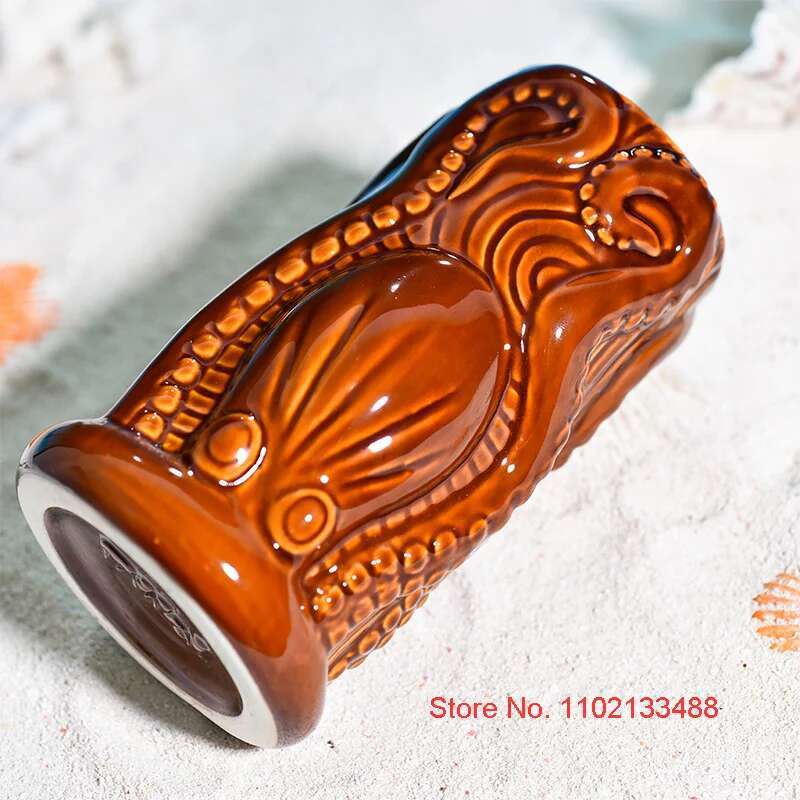 TIKI Bar Cocktail Cup Hawaii T - Wine Beer Mixed Drinks review and price